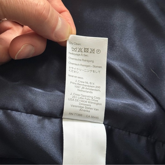 J Crew Nello Gori Wool Blend Villa Cocoon Coat Italian Stadium Cloth Size 2P - Picture 11 of 15